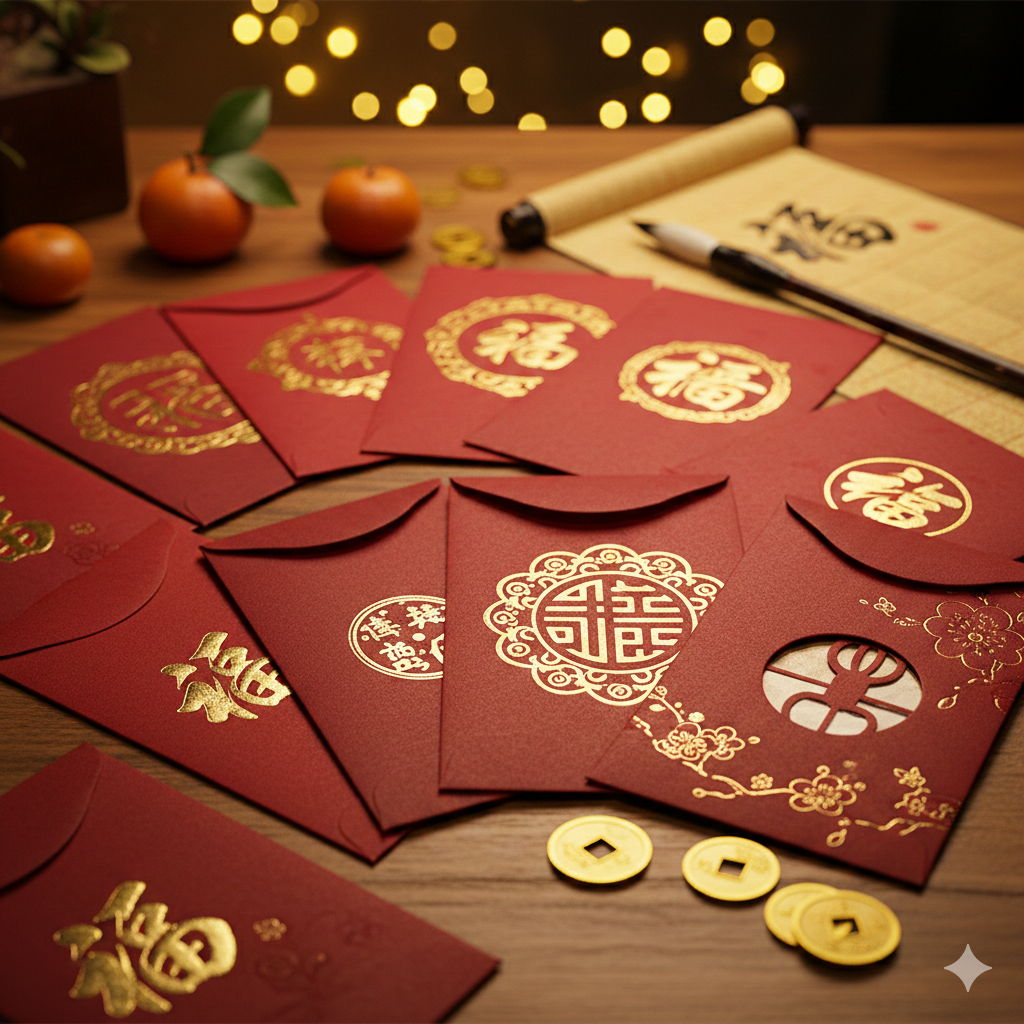 2026馬年紅包袋印刷攻略：從一個起印到全客製，彩印、燙金差在哪?先看這篇就夠了